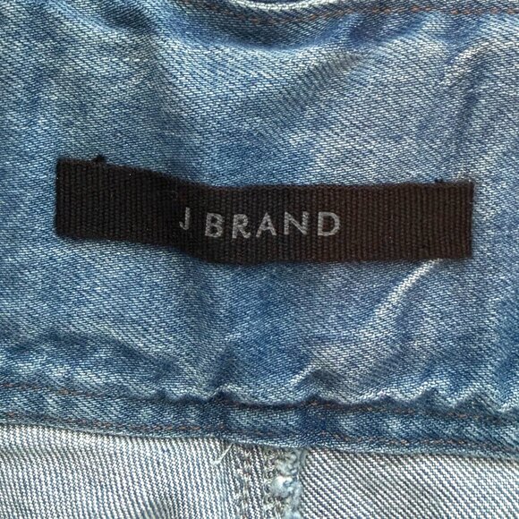 J. Brand Sukey Tie Waist Cropped Flare Jeans - Picture 6 of 7